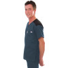 540 Mens Two-Tone V-Neck Scrub Top