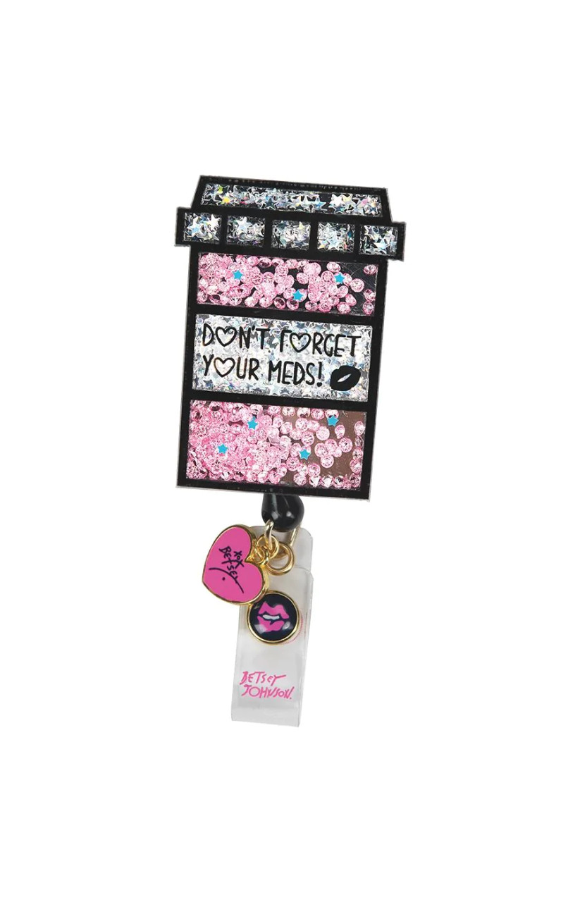 BA156-PBB BETSEY JOHNSON BADGE REEL