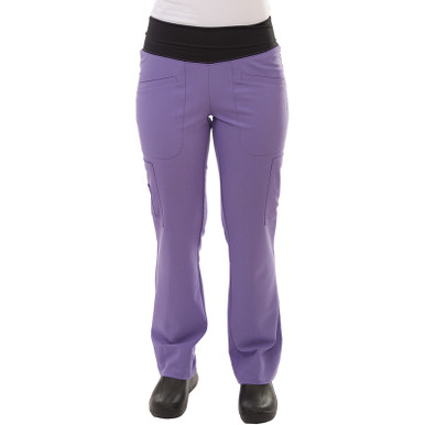 Melrose Ave Women's Stretch Fabric Boot Cut Scrub Pants, Purple, XL -  Medline 5580RPLXLT EA - Betty Mills