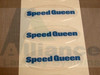 Alliance Laundry Systems 800921 - Label,Domed-Speed Queen