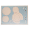 GE Appliances WB62X24113 - Maintop Glass & Frame A