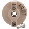 Valve Knob 1-1/4 D, Off-Pilot-On - Replacement Part For Hobart 713824
