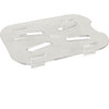 1/8 Food Pan Drain Shelf Camwear, Clear, Nsf - Replacement Part For Cambro 80CWD135