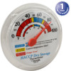 Taylor Thermometer 5637 - Thermometer (6"Od,Wall,0/100F)
