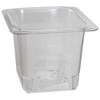 Colander Food Pan 1/6X5 Clear - Replacement Part For Cambro 65CLRCW135