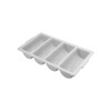 Adcraft CBP-4 - Tray,Flatware , 4 Comptmt, Plst