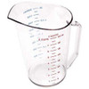 2 Qt Measuring Cup-135 Clear - Replacement Part For Cambro 200MCCW135