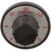 Black Knob 2 D, Off-Low-2-6-Hi - Replacement Part For Seco 0177950