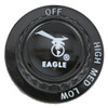 Metal Masters 302095 - Knob 2 D, Off-Hi-Med-Lo