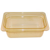 1/4 Size Food Pan - Amber High Heat - Replacement Part For Rubbermaid FG211P00AMBR