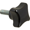 Oliver Products OLI5911-7210 - Knob, 4-Arm W/ Stud M5-0.8X15