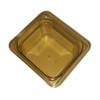 Amber Pan - 1/6 Size, 4" Deep - Replacement Part For Rubbermaid FG205P00AMBR