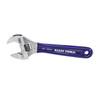 Klein Tools D86934 - Adjustable Wrench, 6" Slim-Jaw