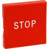 Oliver Products 5708-6116 - Button, Red/Sq W/ Stop Marking