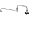 T&S Brass 2848-4 - Spout,18"Dbl , W/Nzzle,Leadfree