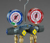 Yellow Jacket 49963 - TITAN??? Manifold only, R/B gauges, psi, R22/404A/410A ??F