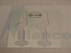 Speed Queen 39073 - Overlay Dual-Munz $.25/$1.00