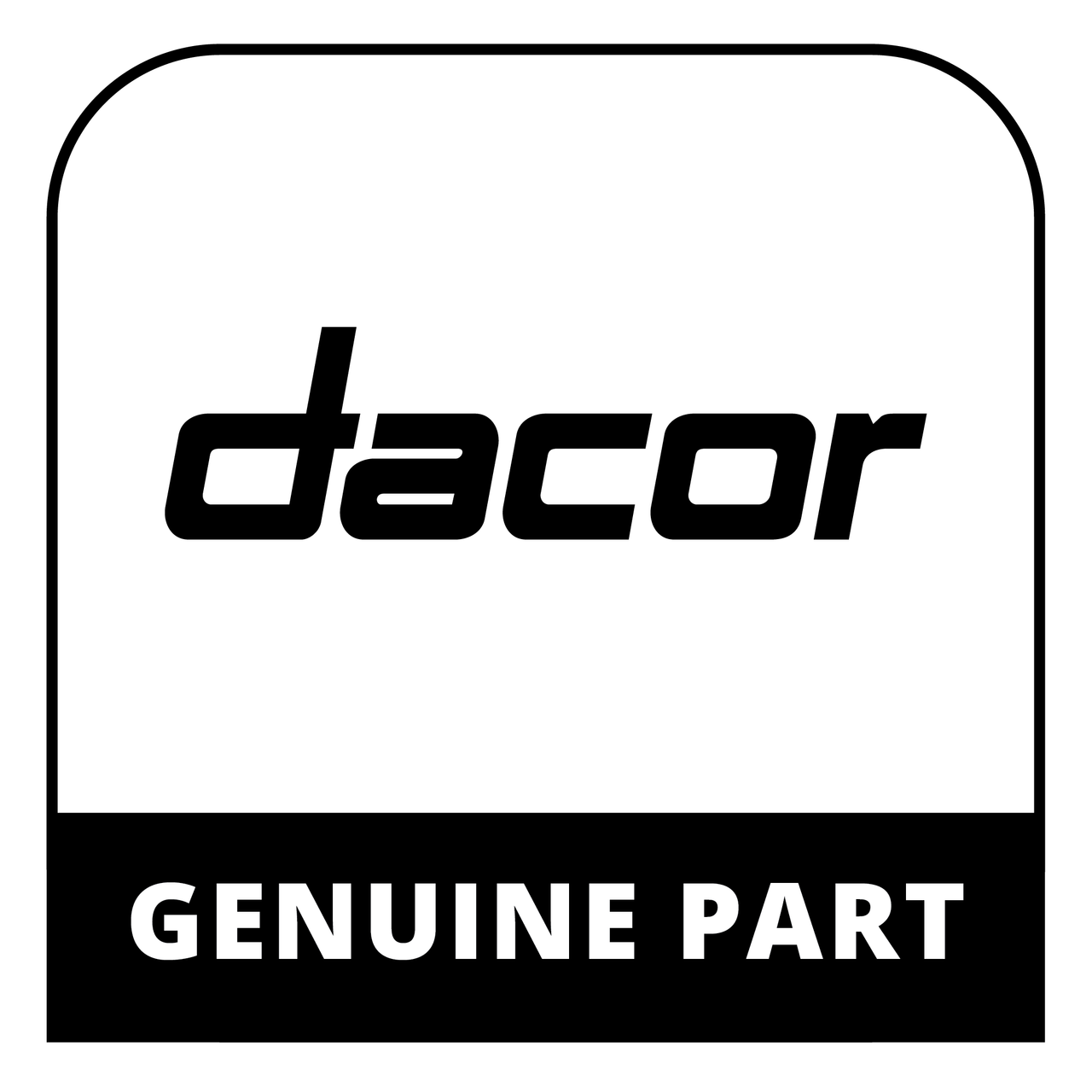 Dacor 100689 - Case top deflector - Genuine Dacor Part