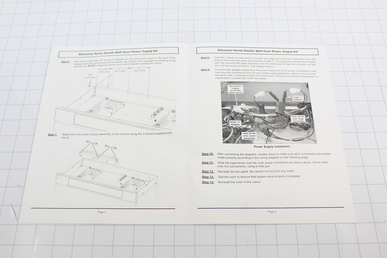 Dacor 107262 - Instructions, Power Supl - Image Coming Soon!