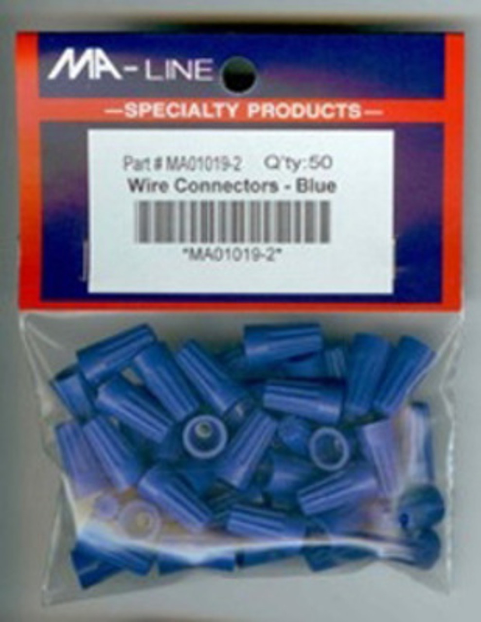 MA-Line MA01019-2 - Blue Hard Wire Nuts 50pcs