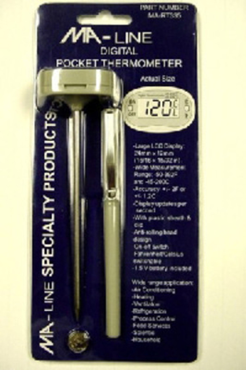 MA-Line MA-RT335 - Oval Digital Stem Thermometer