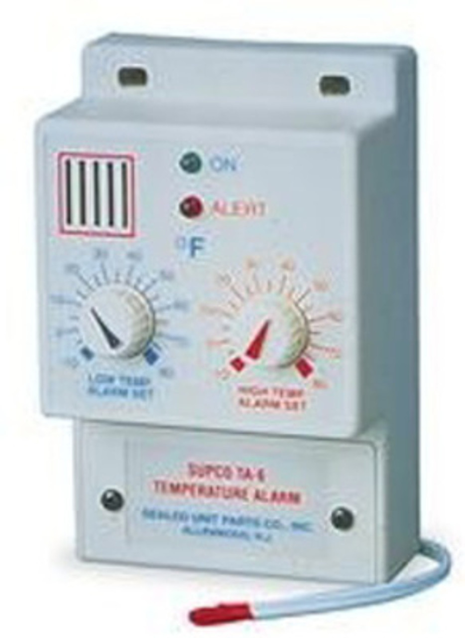 Supco TA6 - Dual Set Point Temperature Alarm Single Zone
