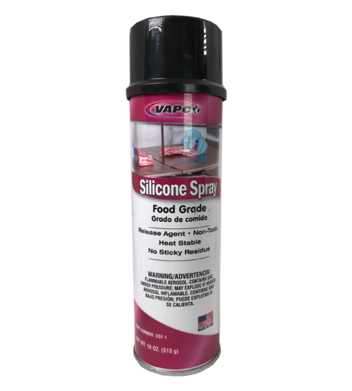 SSF-1 Food Grade Silicone Spray - for use in place of AWSSS