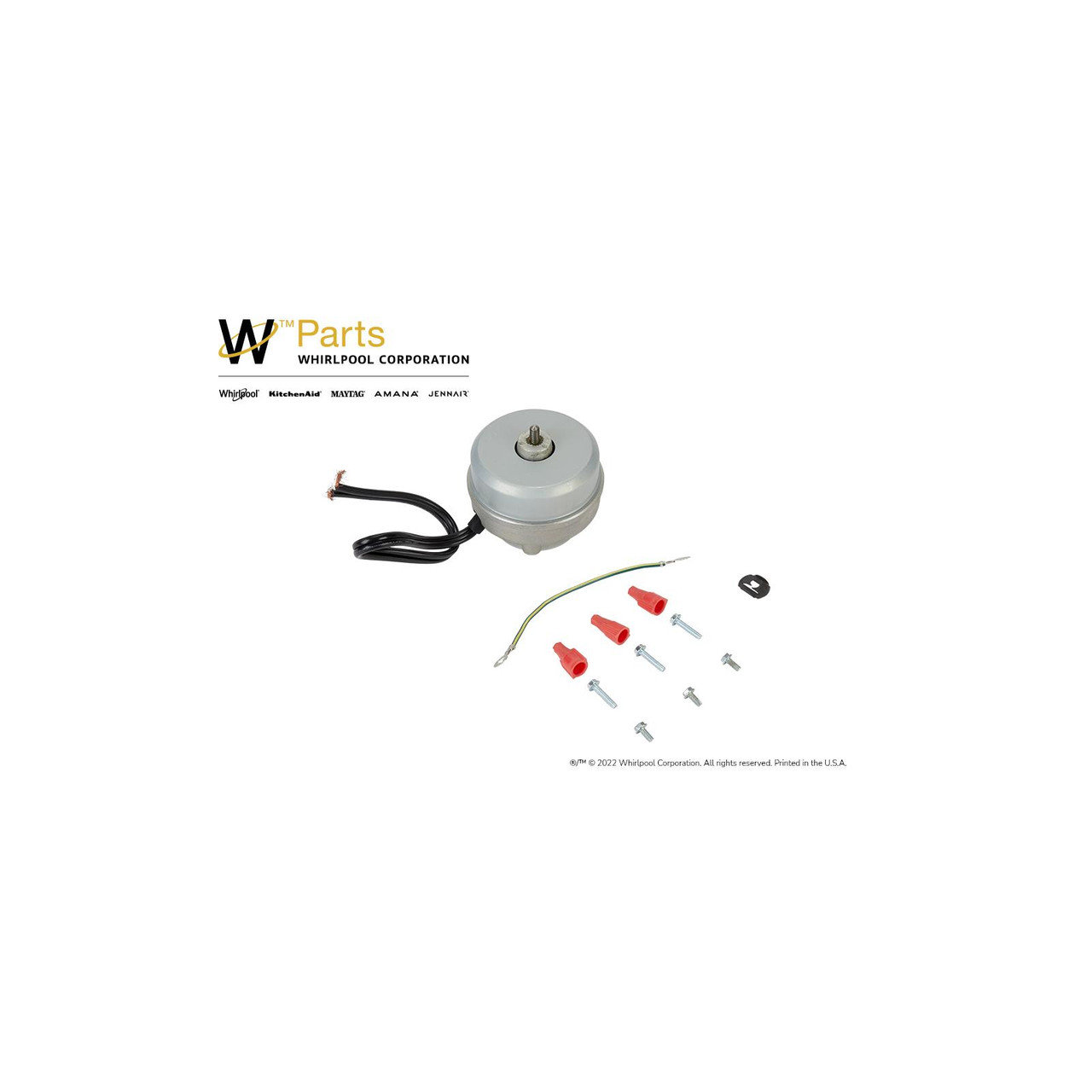 Whirlpool 833697 - SxS Refrigerator Condenser Fan Motor - Image # 6