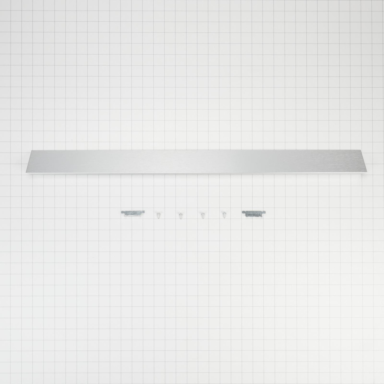 Whirlpool W10113901A SlideIn Range Rear Filler Kit, Stainless Steel