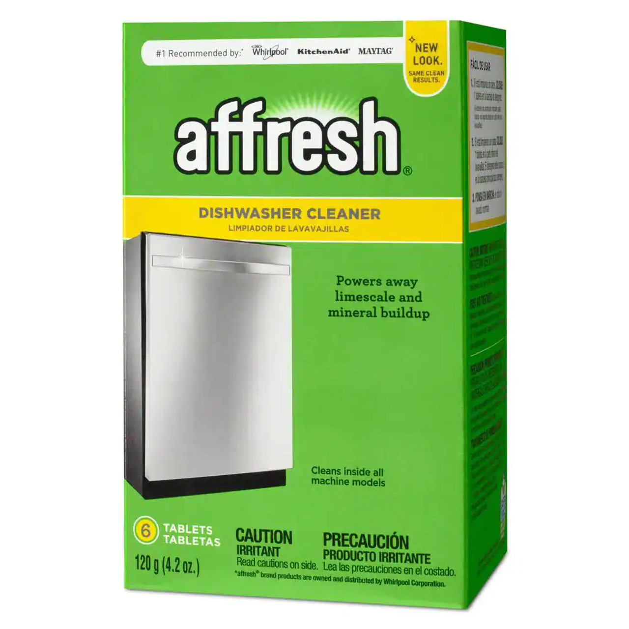 Whirlpool W10549851 - Affresh® Dishwasher Cleaner Tablets - 6 Count