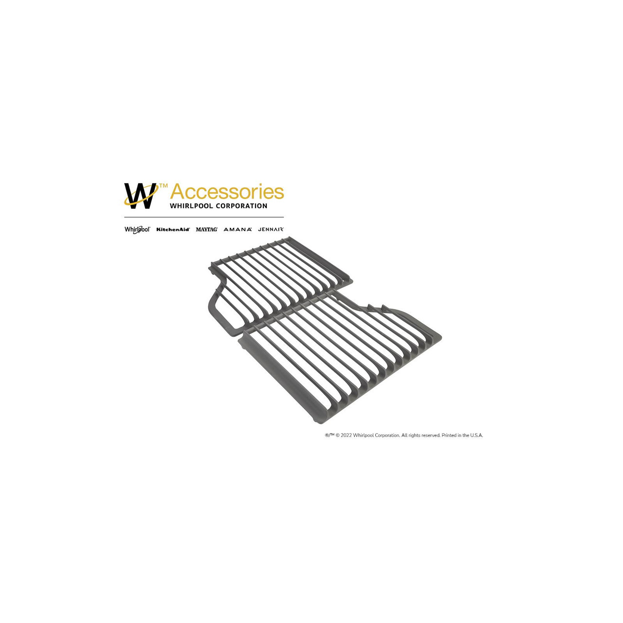 Whirlpool W10594440 - 4-Burner Kit Wetstone Grate - Image # 6