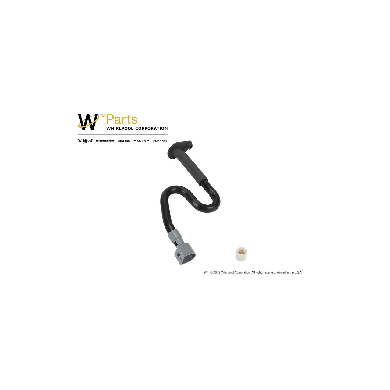 Whirlpool W10619951 - SxS Refrigerator Drain Pipe Assembly - Image # 6