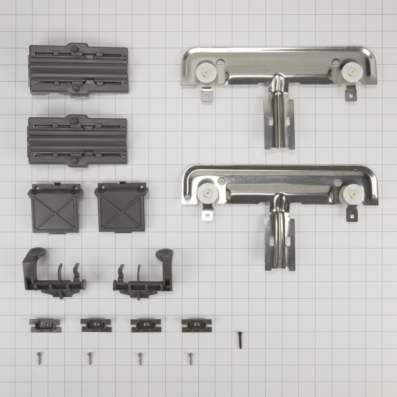 Whirlpool W10712395 - Dishwasher Upper Rack Adjuster Kit - Image # 2