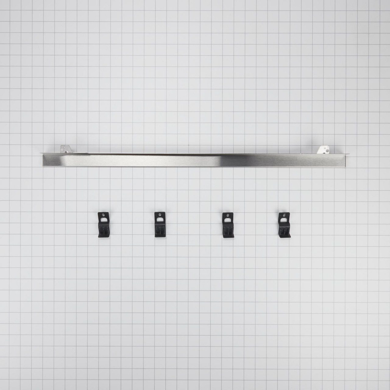 Whirlpool W11173693 -  27" Built-In Range Flush Installation Trim Kit, Black - Image # 2