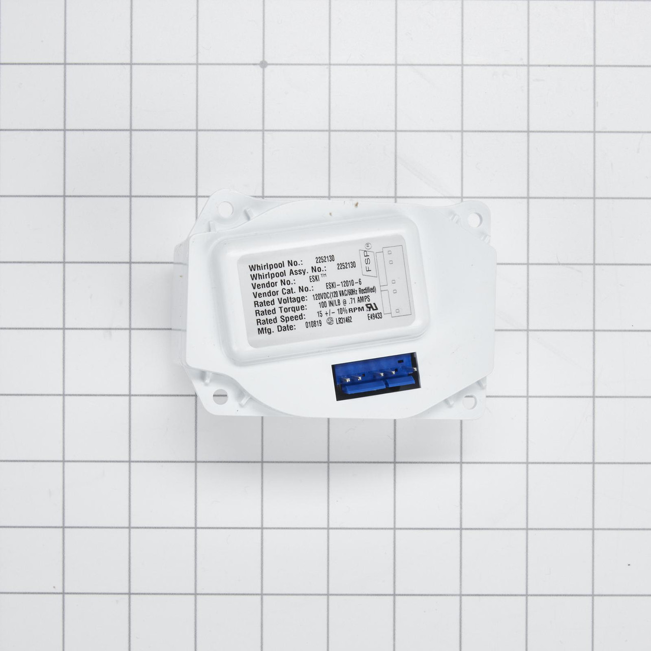 Whirlpool WP2252130 - SxS Refrigerator Dispenser Motor - Image # 2