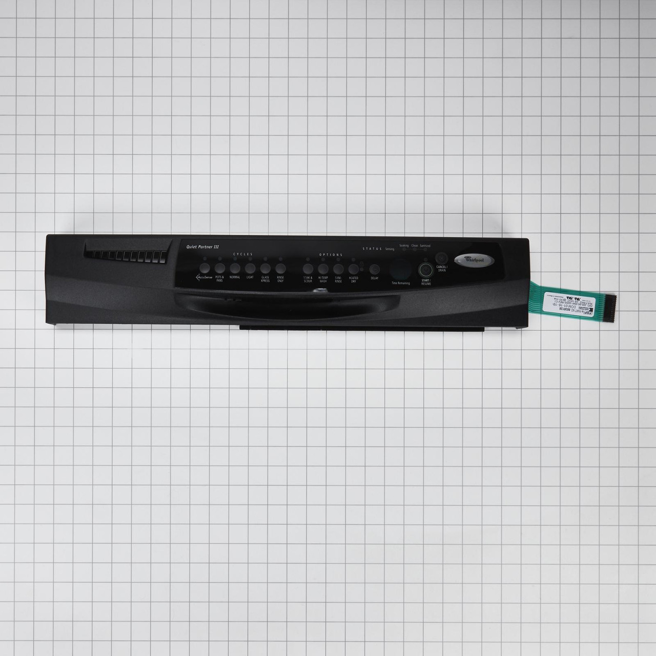 Whirlpool WP3385744 - Dishwasher Touchpad and Control Panel - Image # 2