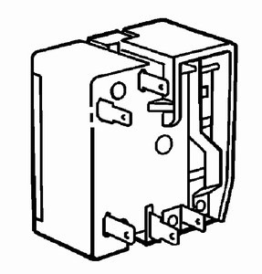 An image of a GE Appliances WB23K5027 RANGE SURFACE ELEMENT SWITCH 2350W