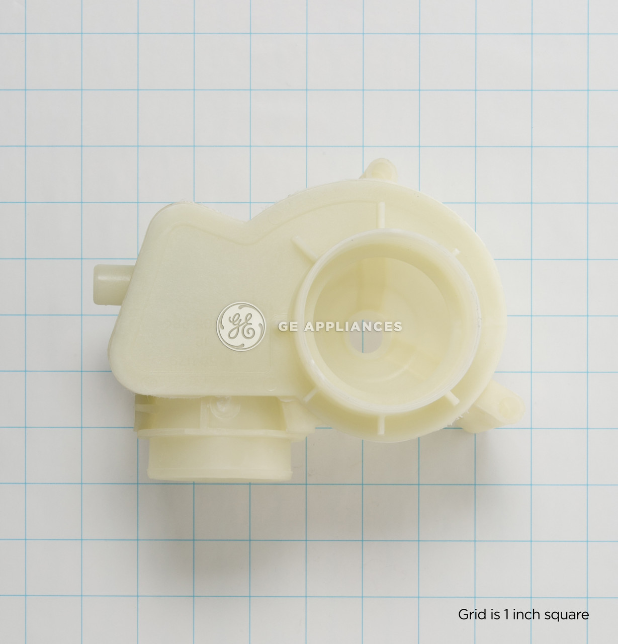 An image of a GE Appliances WD19X10020 HOUSING PUMP ASSY