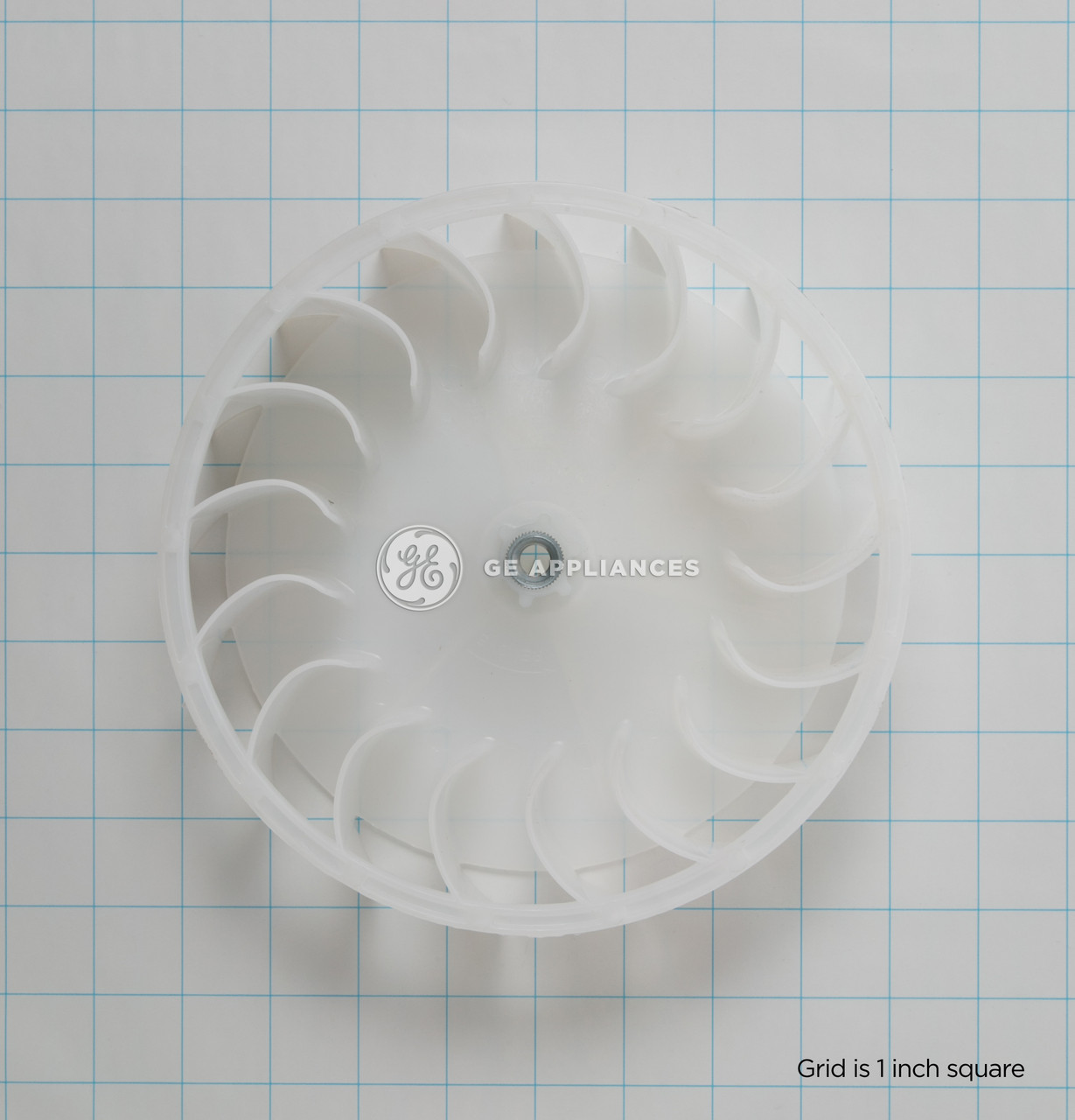 An image of a GE Appliances WE16X20393 BLOWER WHEEL
