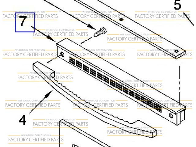Whirlpool WP74003653 - TRIM- DOOR - Image Coming Soon!