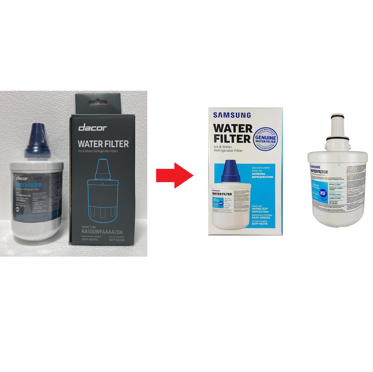 Dacor RAS00WFAAAA/DA - Water, Filter - Manufactured by Samsung