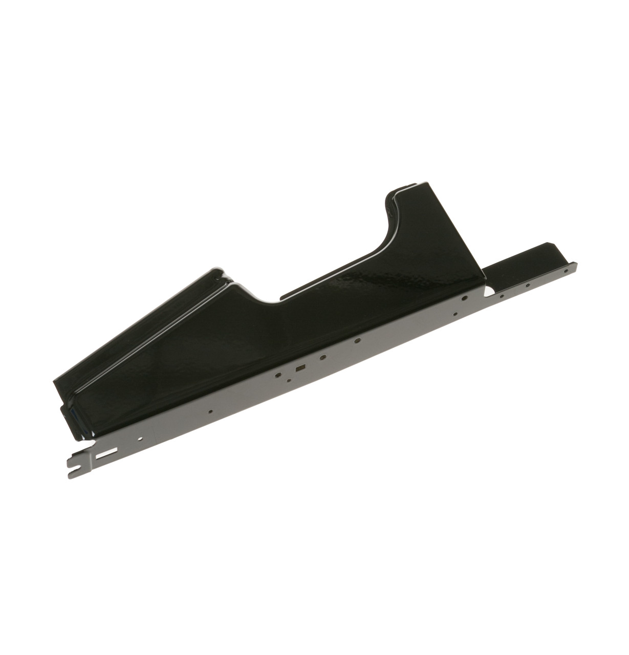 GE Appliances WB07X24732 - Range End Support - Left - Black