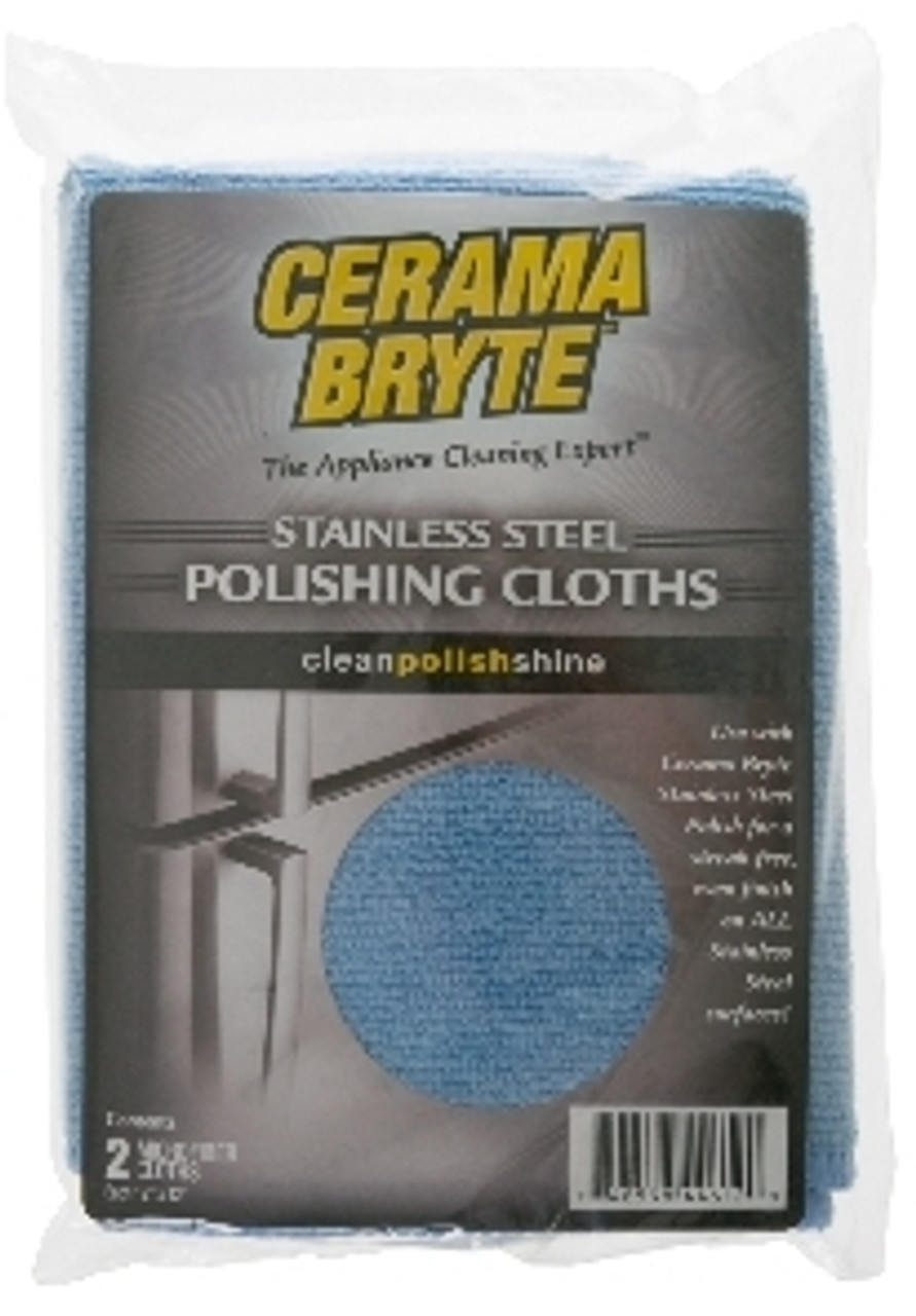 GE Appliances WX10X307 - Cerama Bryte Micro Cleaning Cloths 2Pk