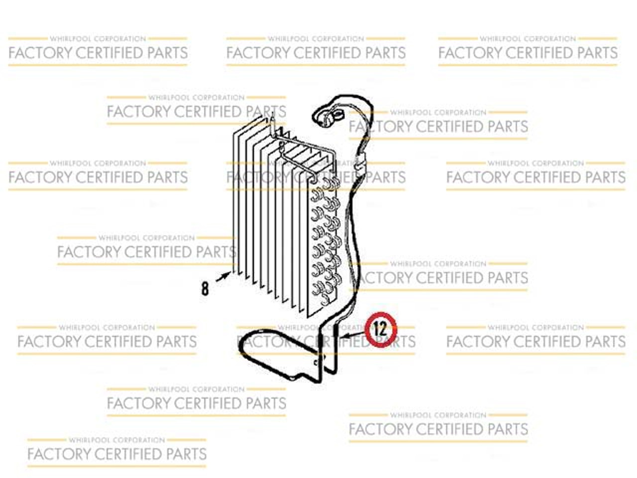 Whirlpool WP61006152 - Heater T