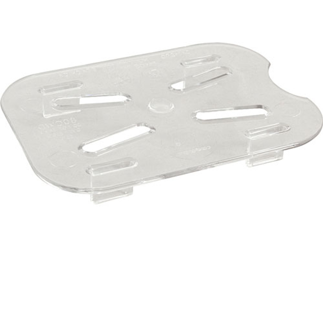 1/8 Food Pan Drain Shelf Camwear, Clear, Nsf - Replacement Part For Cambro CAM80CWD135