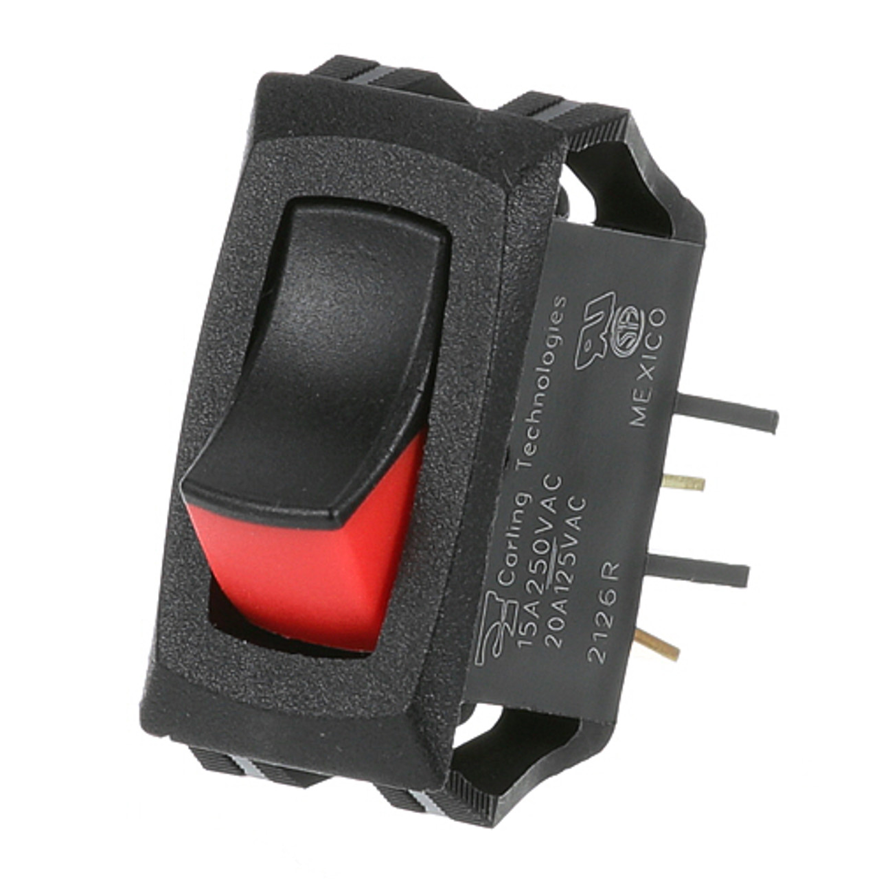 Rocker Switch 9/16 X 1-1/8 Spst - Replacement Part For Hobart 00-821770