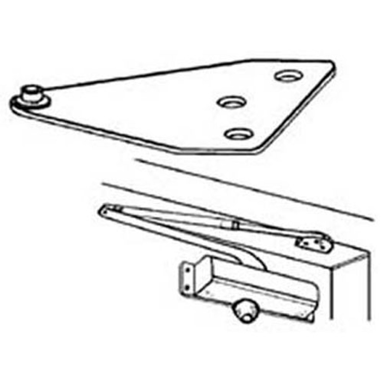 Bracket,Parallel Arm , Brown - Replacement Part For AllPoints 1341008