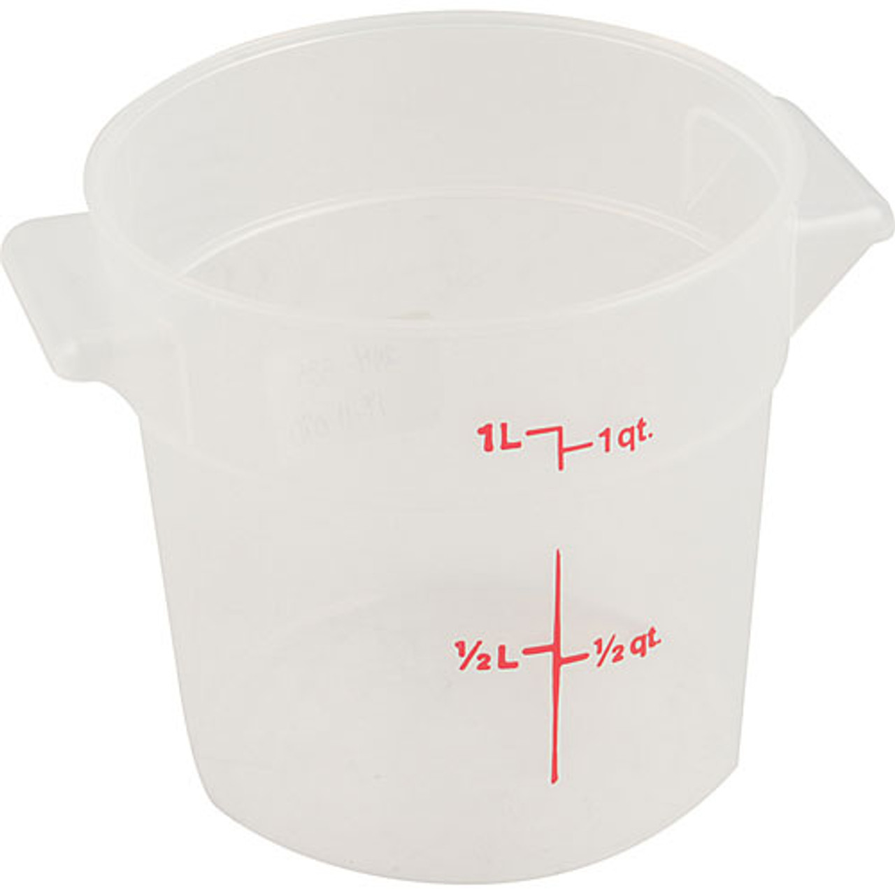 Container-Soft Rd 1 Qt Semi-Clr - Replacement Part For Cambro RFS1PP-190