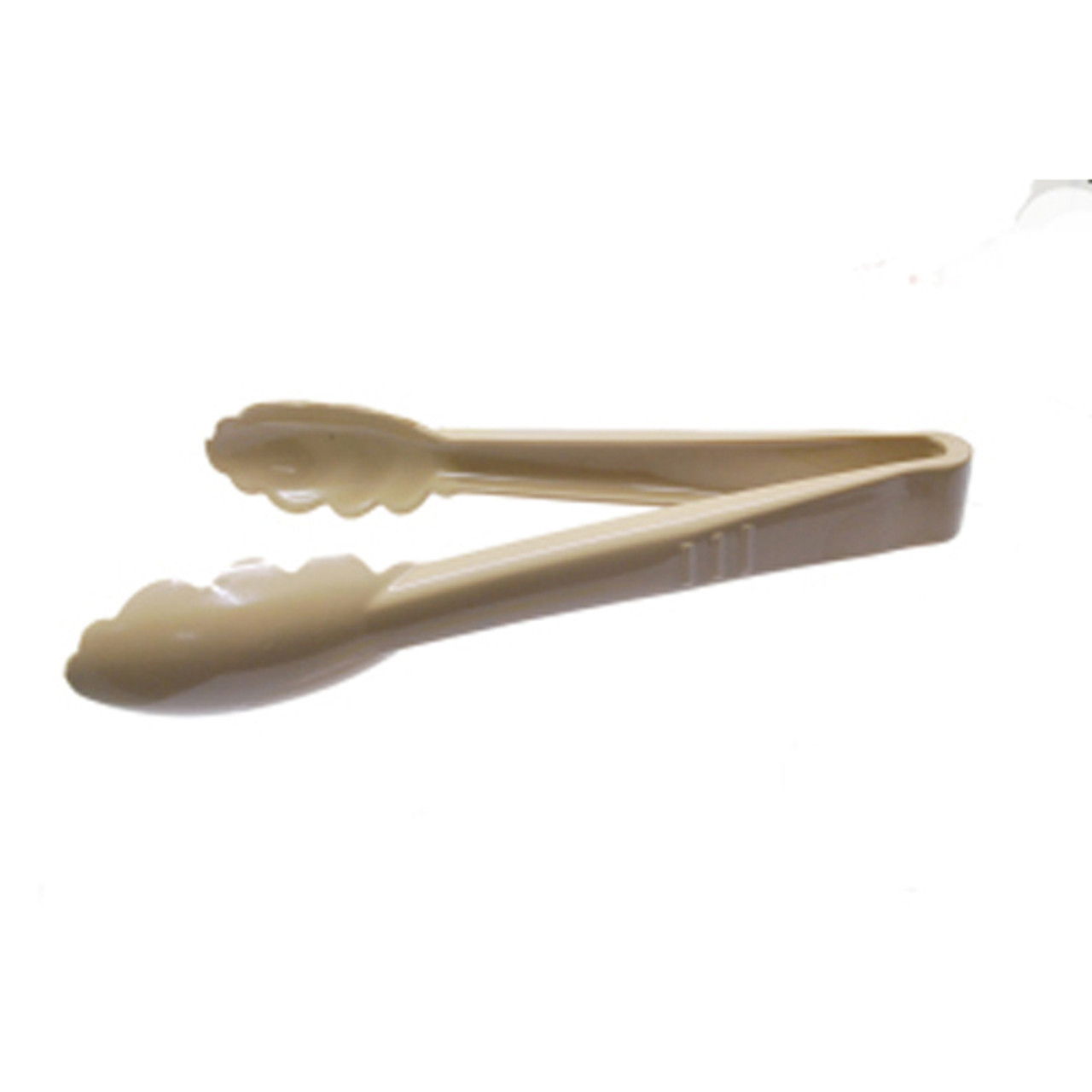 Carlisle Foodservice CARL4709-06 - 9" Beige Plastic Tongs Ser. En