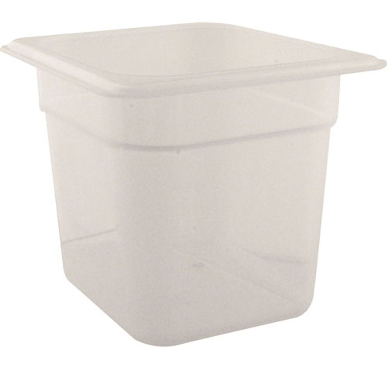 Pan 1/6 X 6 Plastic Semi-Clear - Replacement Part For Cambro 66PP-190